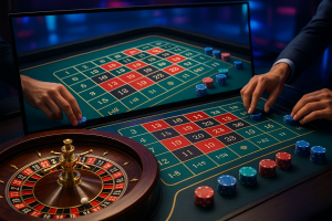 Online roulette virtual casino wheel